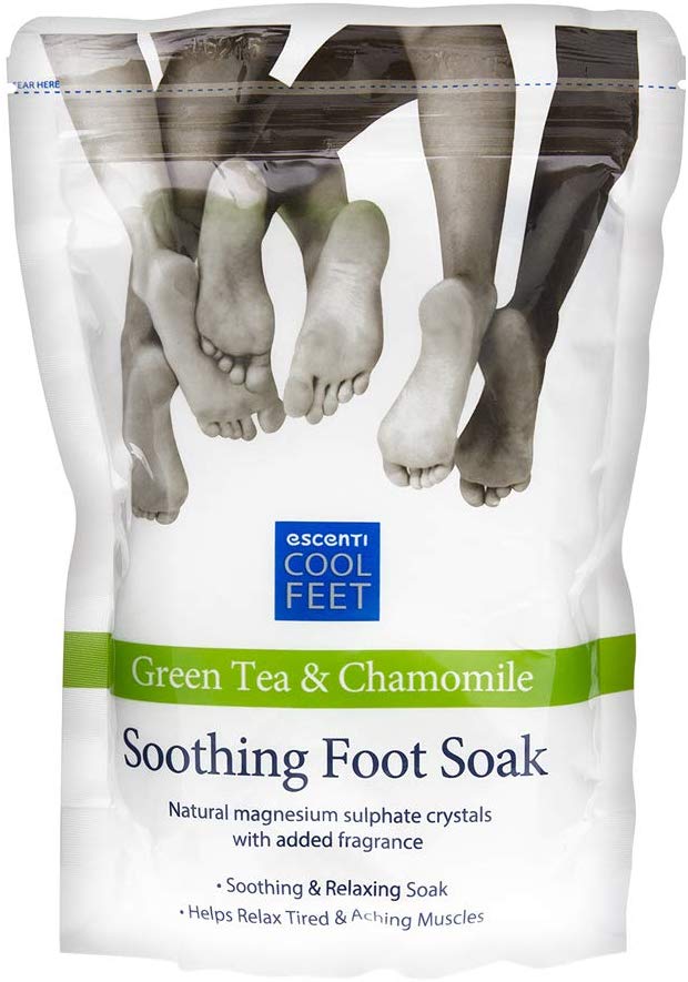 ESCENTI COOL FEET GREEN TEA & CAMOMILE SOOTHING FOOT SOAK 450G. ESC1003 \\\KD19350
