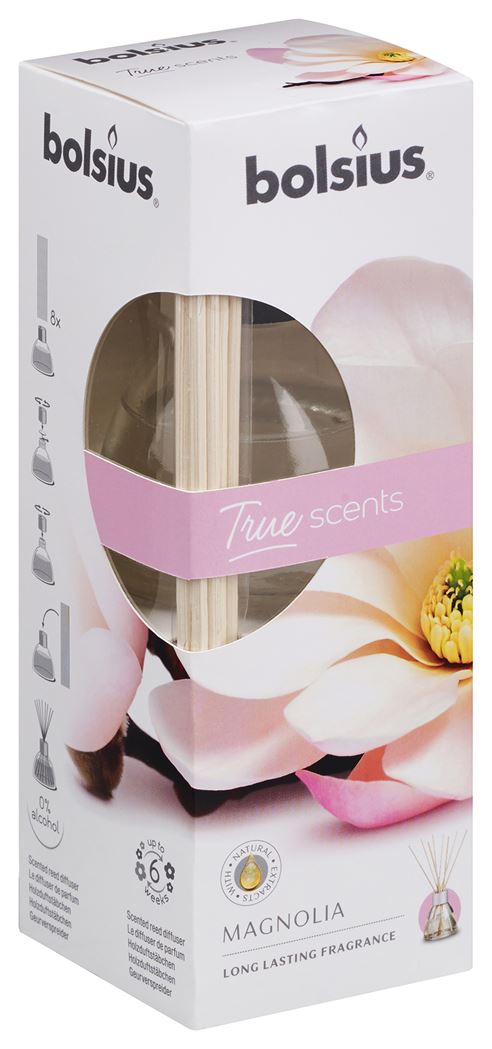 BOLSIUS TRUE SCENTS FRAGRANCE DIFFUSER 45ML - MAGNOLIA. 101926800404 \\\KD19356