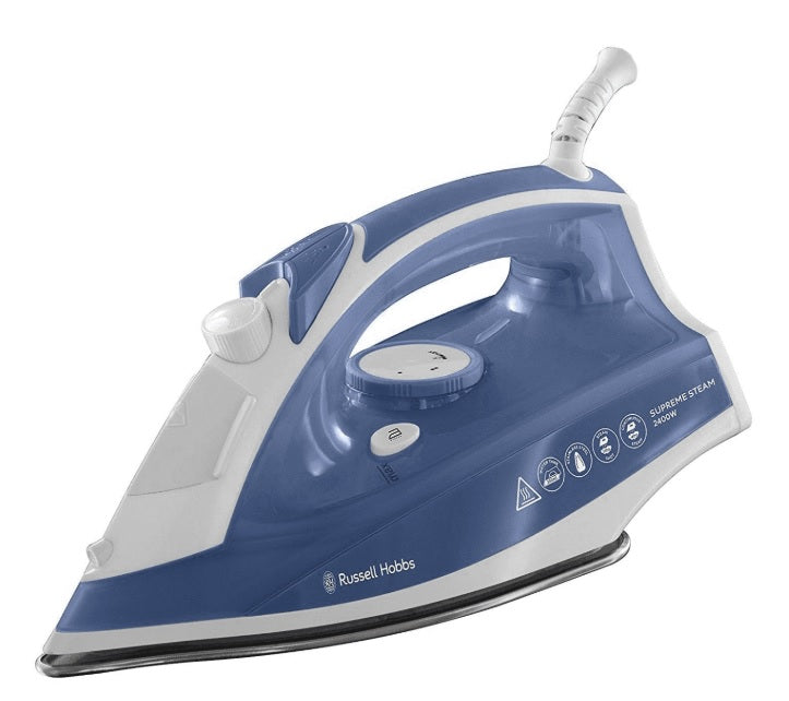 RUSSELL HOBBS SUPREME STEAM TRADITIONAL IRON 2400 W WHITE/BLUE. 23061 \\\KD19358