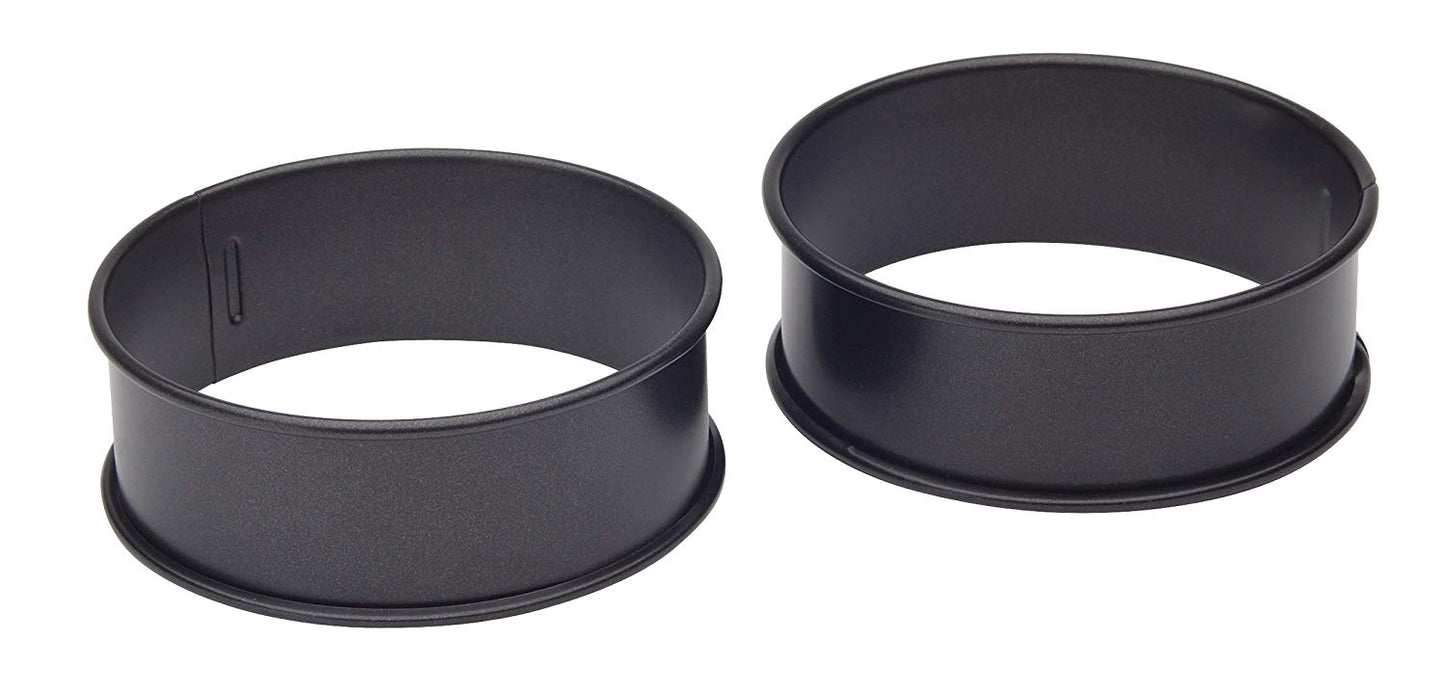 KITCHEN CRAFT SET OF 2 NON-STICK POACHETTE RINGS 9 CM. KCPOACHETTE \\\KD19364
