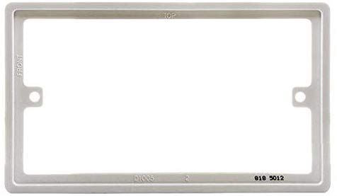 BRITISH GENERAL 2 GANG 10MM SQUARE SPACER. BG818 \\\KD19388