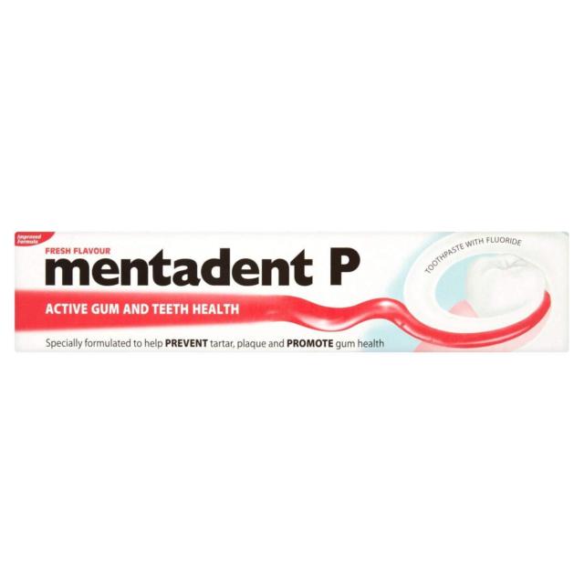 MENTADENT P ACTIVE GUM AND TEETH PRTECTION TOOTHPASTE 100ML. DDD213278 4067302 \\\KD19408