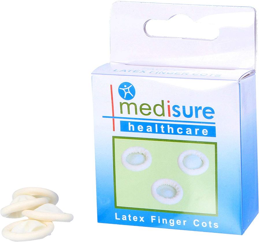 MEDISURE LATEX FINGER COT 12/PK. MS02481 \\\KD19429