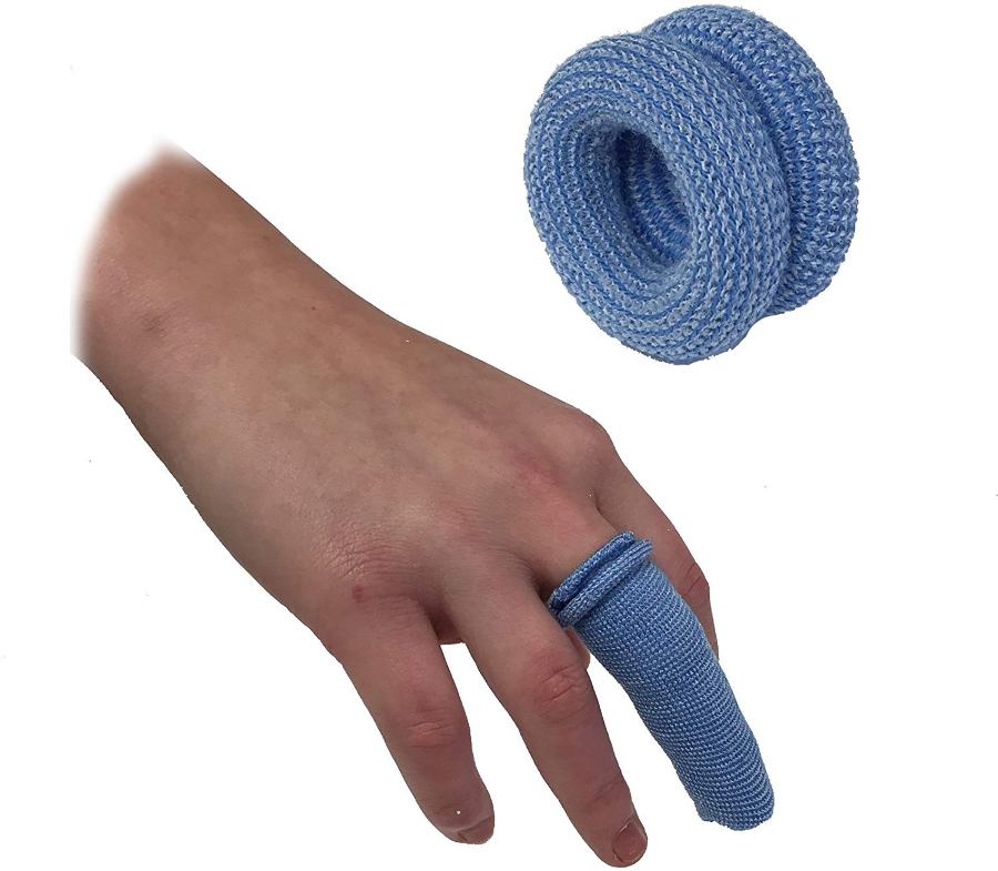 QUALICARE FINGER TUBULAR BANDAGE - BLUE. QB5211 \\\KD19434