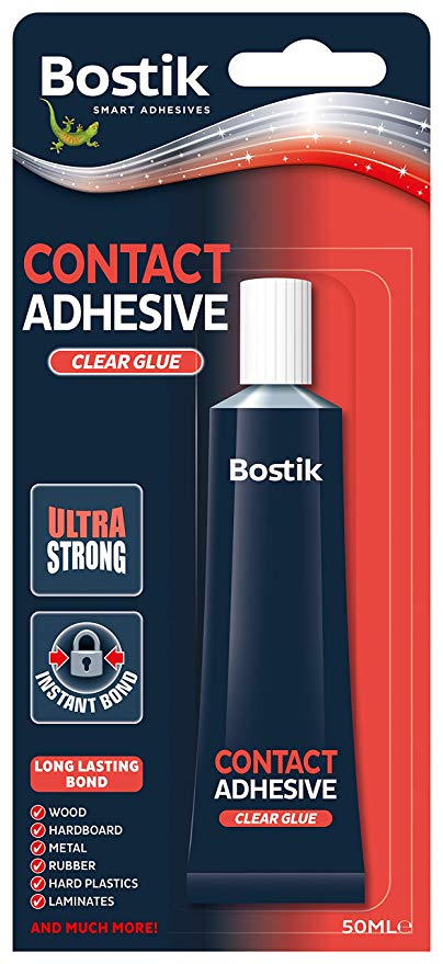 BOSTIK GLU & FIX ULTRA STRONG CONTACT ADHESIVE 50ML. 30803649 03571 \\\KD19457