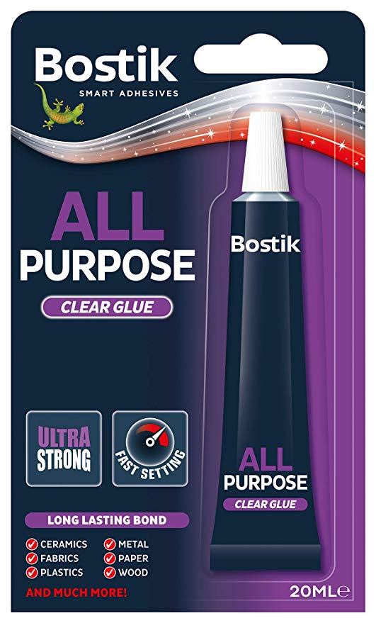 BOSTIK ALL PURPOSE ULTRA STRONG CLEAR GLUE 20GM. 30813296 003540 \\\KD19459