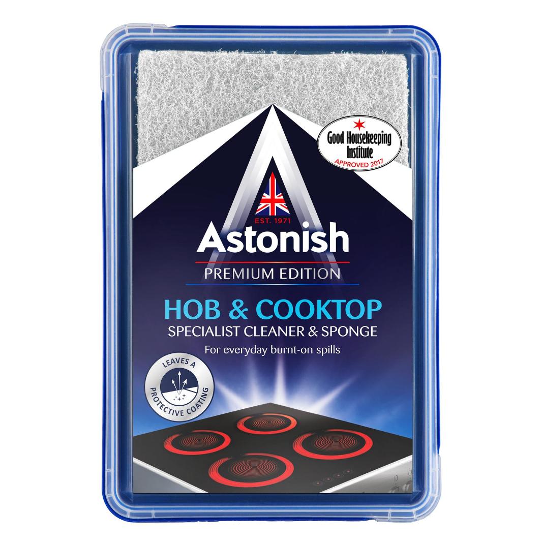 ASTONISH PREMIUM HOB & COOKTOP SPECIAL CLEANER WITH SPONGE 250G. C8630 \\\KD19499
