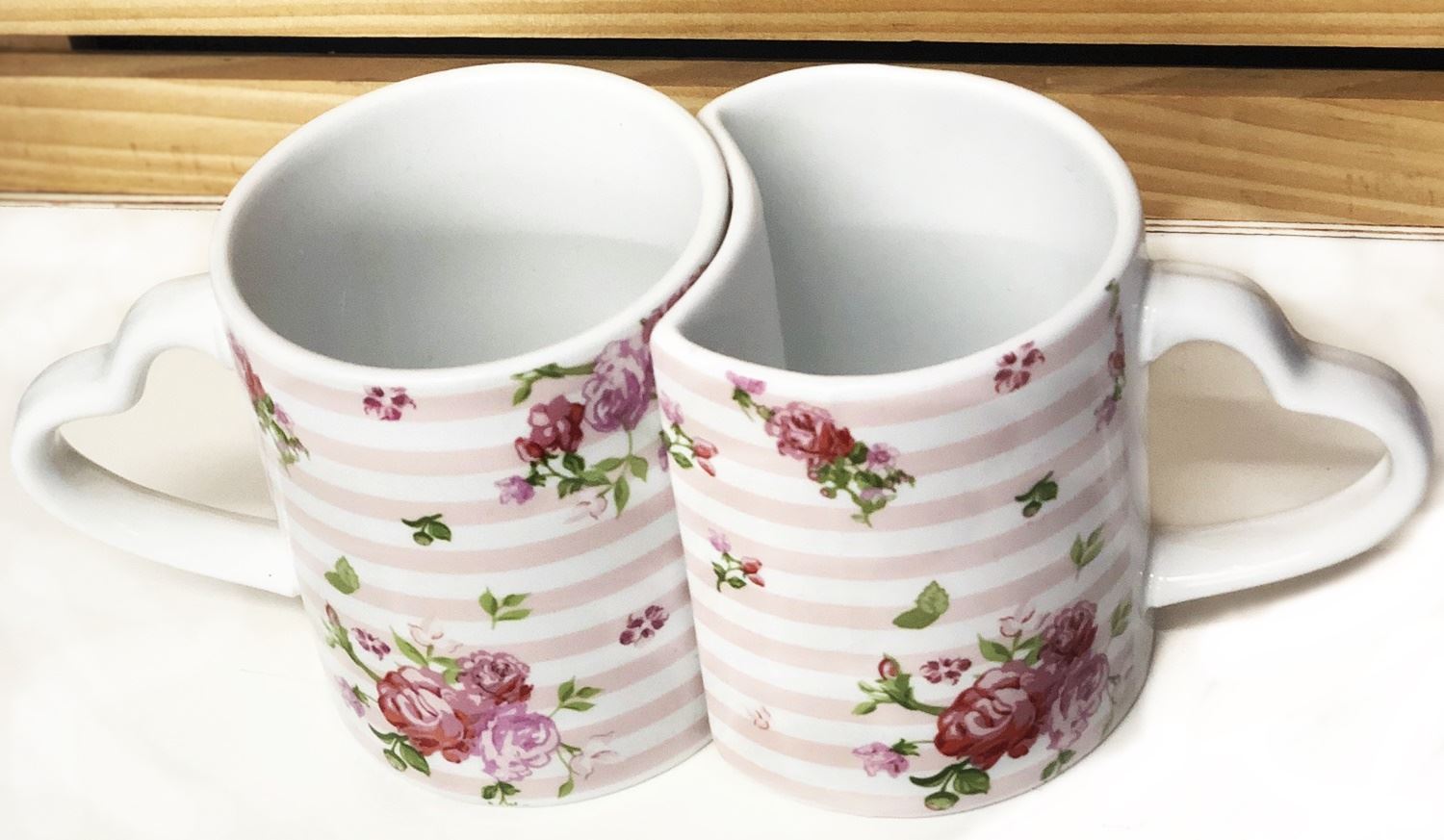 CROFTON TWIN LOVE COUPLE MUG - ROSES / FLOWERS ** ASSORTED DESIGN**. IMZCUP1 \\\KD19535