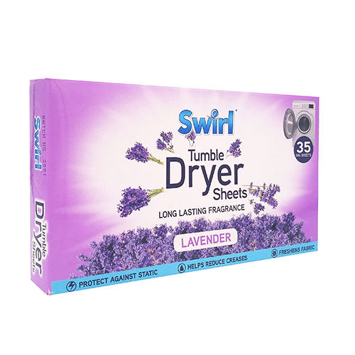SWIRL LAUNDRY SHEETS LAVENDER 35/PK. SW1013A \\\KD19565