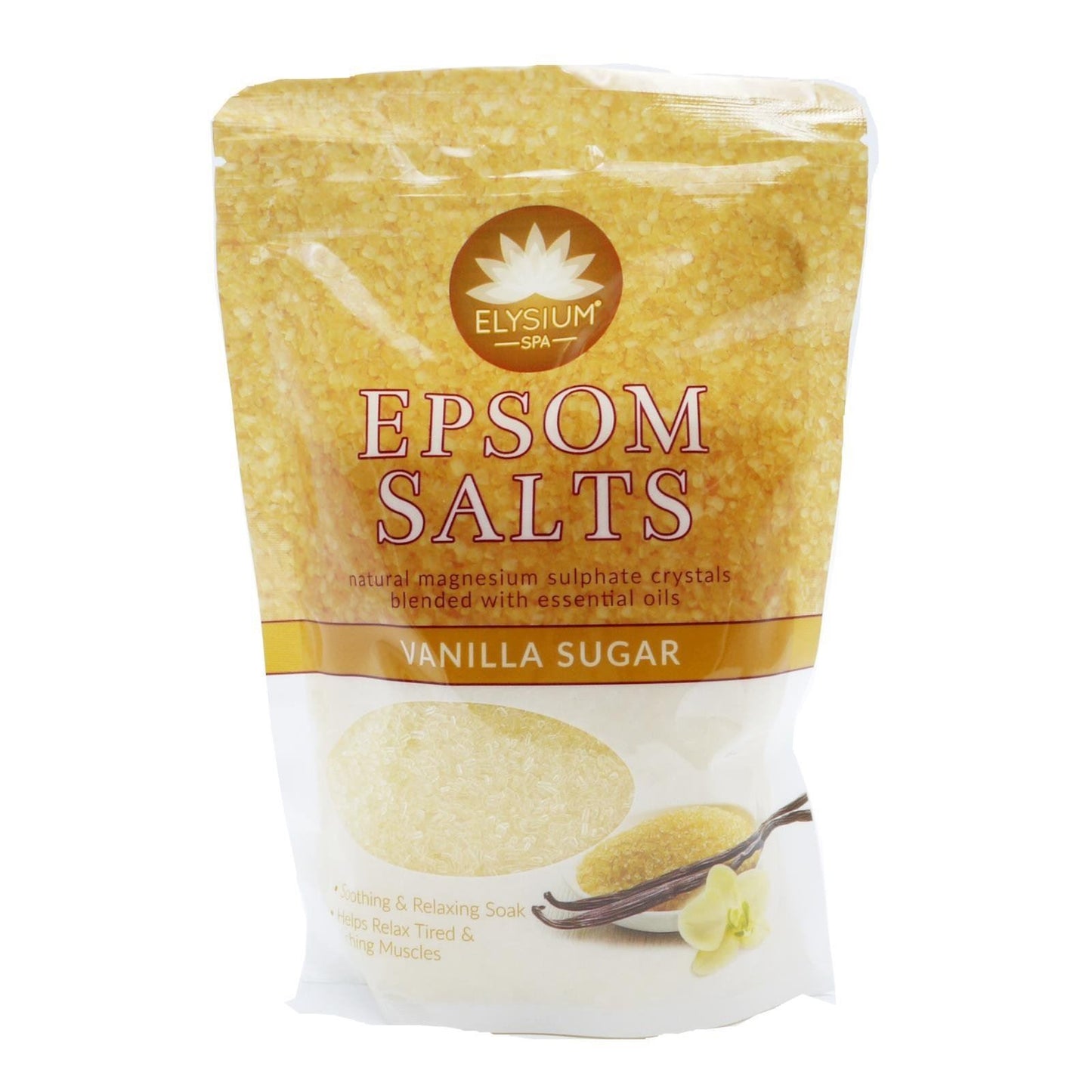 ELYSIUM SPA BATH SALTS VANILLA 450G. ELY1020 \\\KD19569