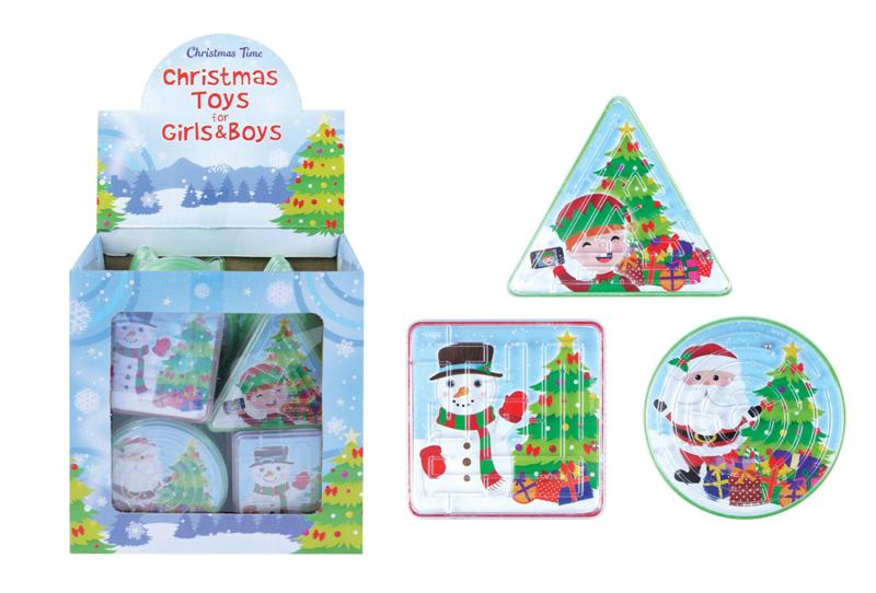 HENBRANDT 96 X CHRISTMAS - MAZE PUZZLE 3 ASSORTED. W26047 \\\KD19592