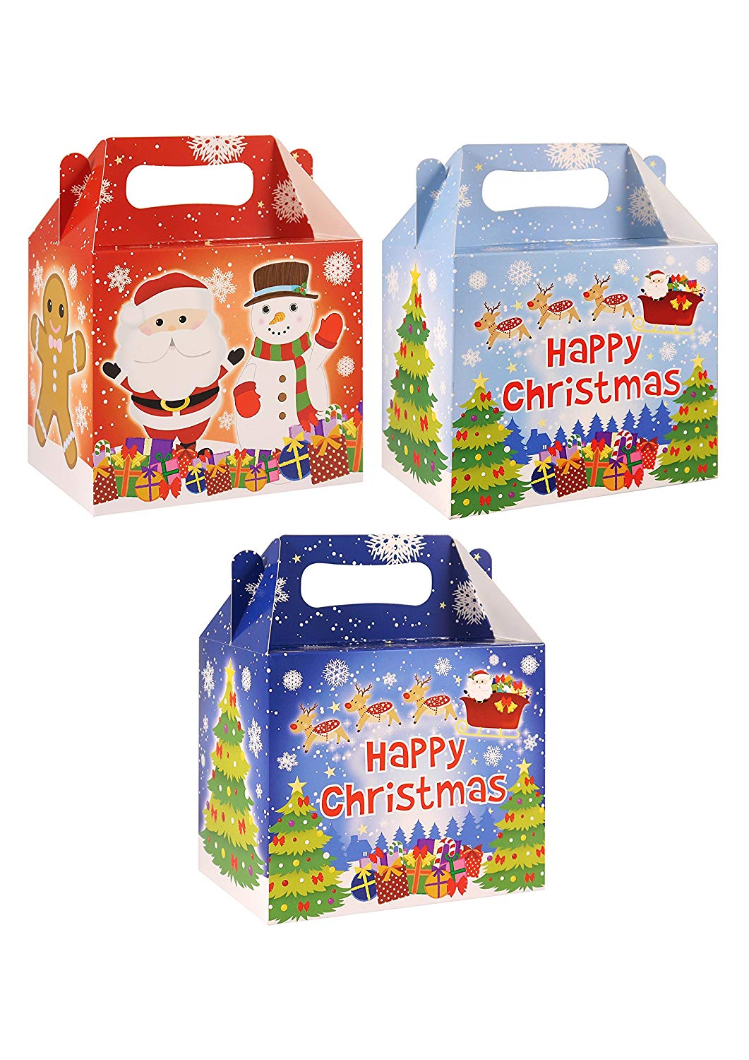 HENBRANDT CHRISTMAS XMAS PARTY MEAL / TREAT BOXES - SINGLE. W00298 \\\KD19613