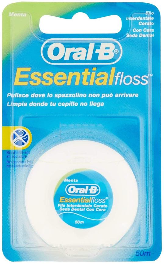 ORAL B ESSENTIAL MINT WEXED DENTAL FLOSS 50M. PTTOORA177 \\\KD19622