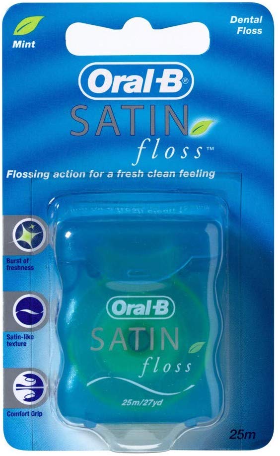 ORAL B MINT SATIN DENTAL FLOSS 25M. PTTOORA075 \\\KD19624