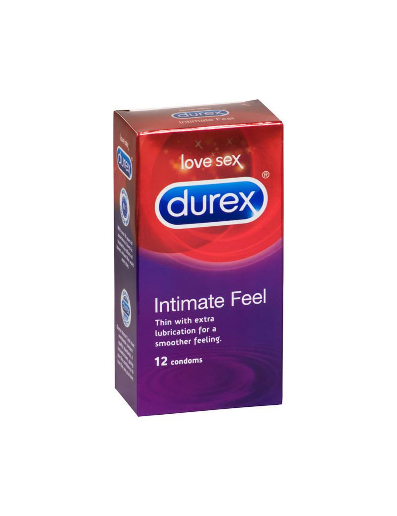 DUREX INTIMATE FEEL CONDOMS 12/PK. PTTODUR185A \\\KD19629