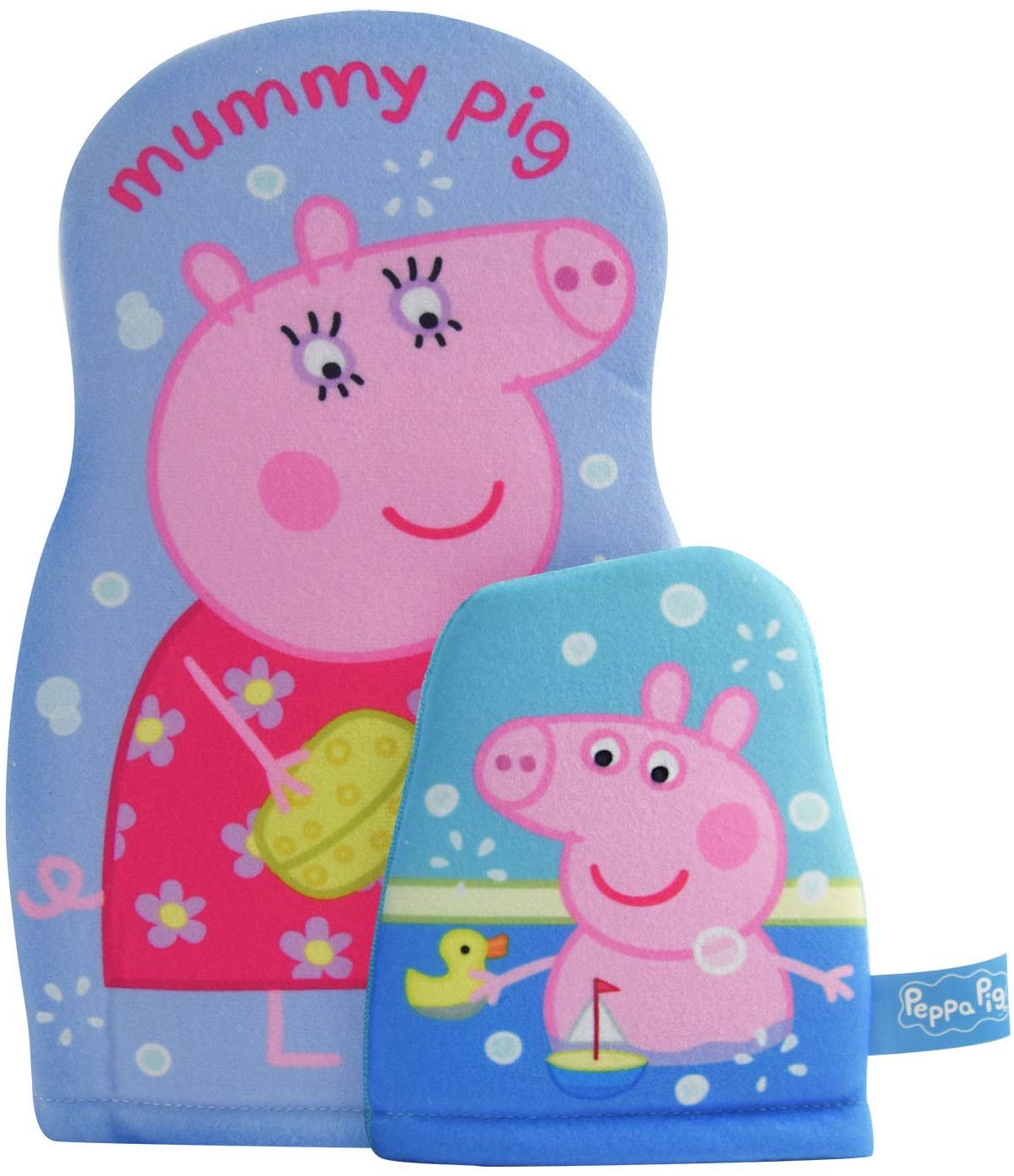 PEPPA PIG AND GEORGE WASH MITTS. PTGSKIPEP050A \\\KD19632