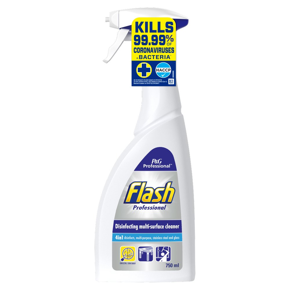 FLASH PROFESSIONAL DISINFECTING MULTI SURFACE CLEANER 750ML. C001848 477718 \\\KD19643