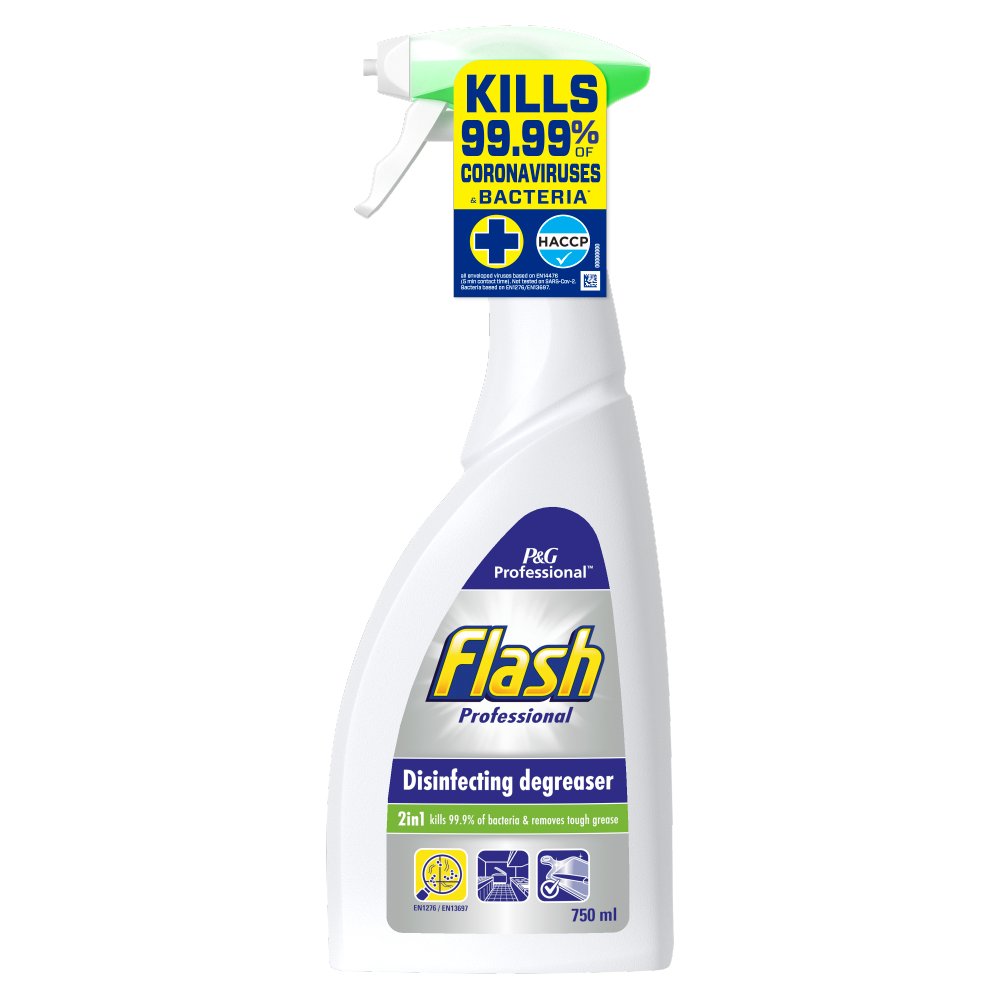 FLASH PROFESSIONAL DISINFECTING DEGREASER 750ML. C001849 477961 \\\KD19645