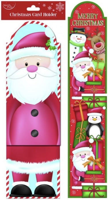 NORTHPOLE CUTE MERRY CHIRSTMAS CARD HOLDER. X25653CH \\\KD19692