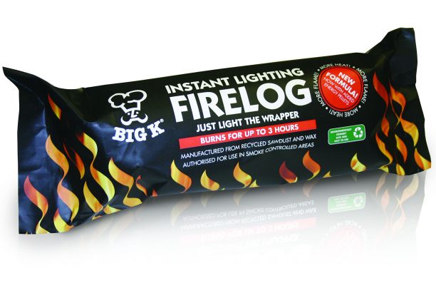 1 PCS BIG K INSTANT LIGHTING FIRELOG BURNS UPTO 3 HOURS. LGW10 \\\KD19693