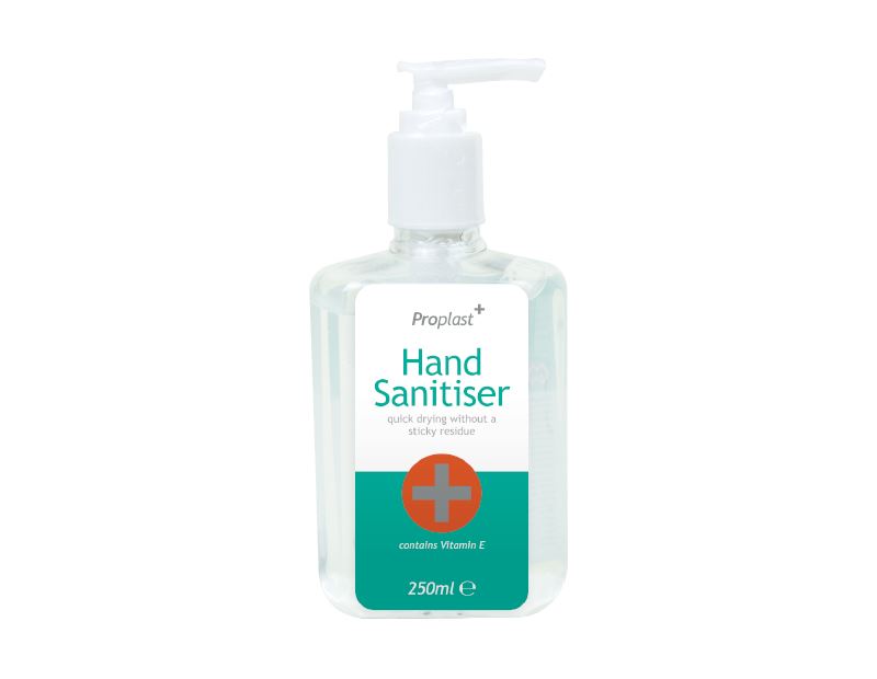 PROPLAST HAND SANITISER CONTAINS VITAMIN E 250ML. MED1576 \\\KD19700