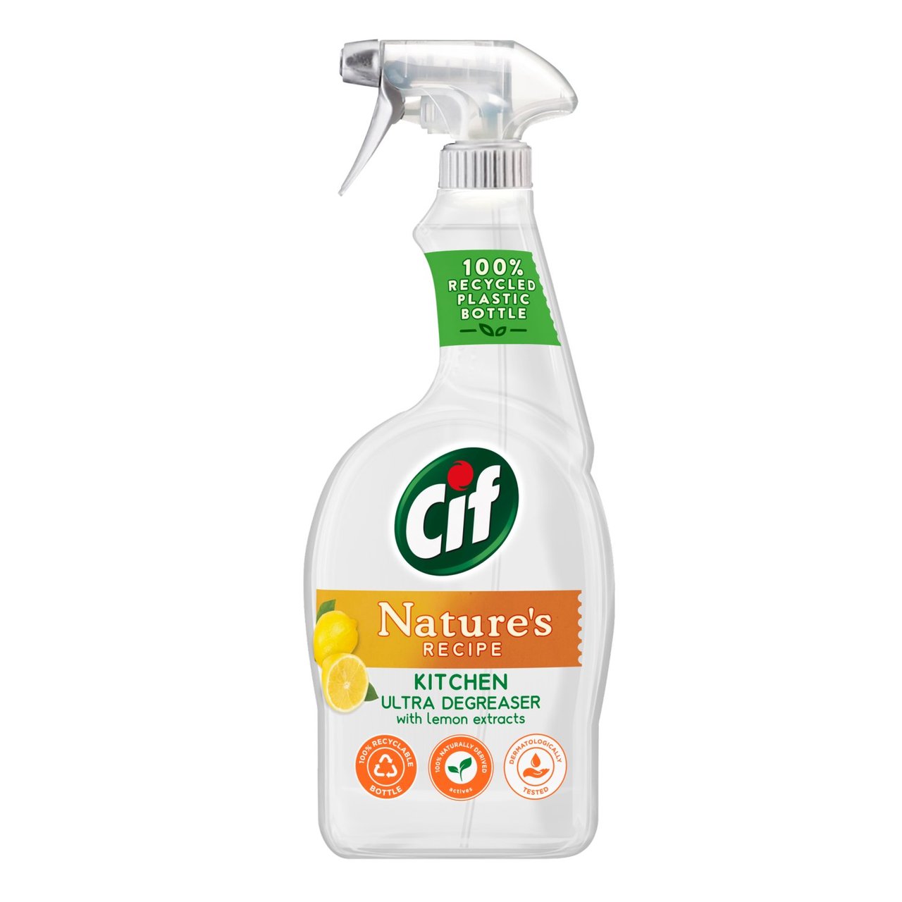 CIF NATURES RECIPE KITCHEN CLEANER WITH LEMON EXTRACTS 750ML. 861321 \\\KD19718