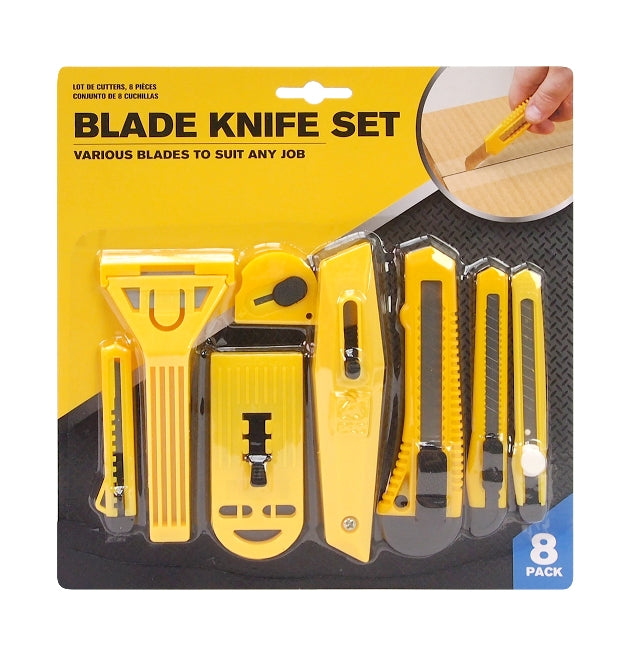 UTILITY BLADE KNIFE / SCRAPPR SET 8/PK. HT0003 \\\KD19784
