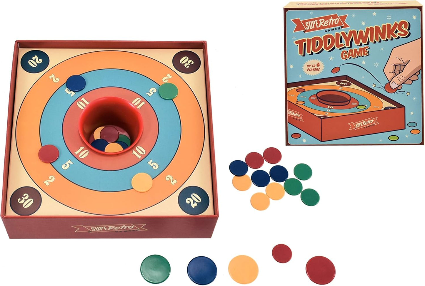 SUPE RETRO TIDDLYWINKS CLASSIC GAME. TY2182 \\\KD19797