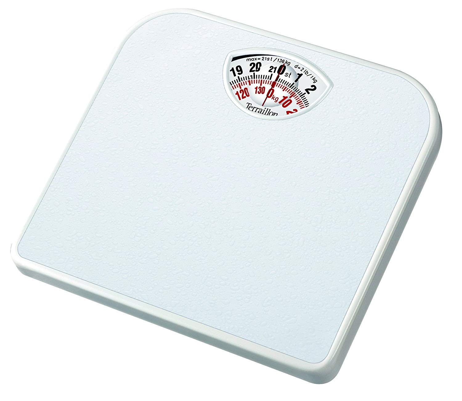 TERRAILLON MECHANICAL BATHROOM SCALE ROTATING DIAL UPTO 136KG. T101 5099838139995 \\\KD19807