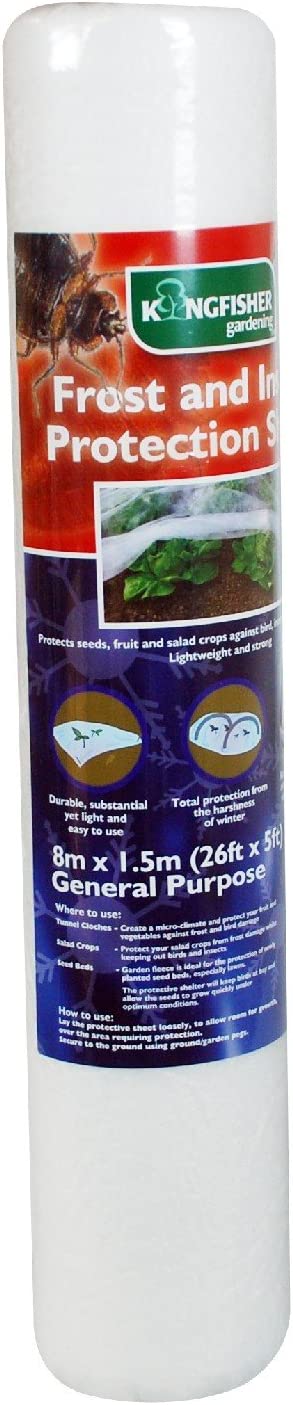 KINGFISHER FROST AND INSECT PROTECTION FLEECE 1.5M X 8M. GSFL \\\KD19811