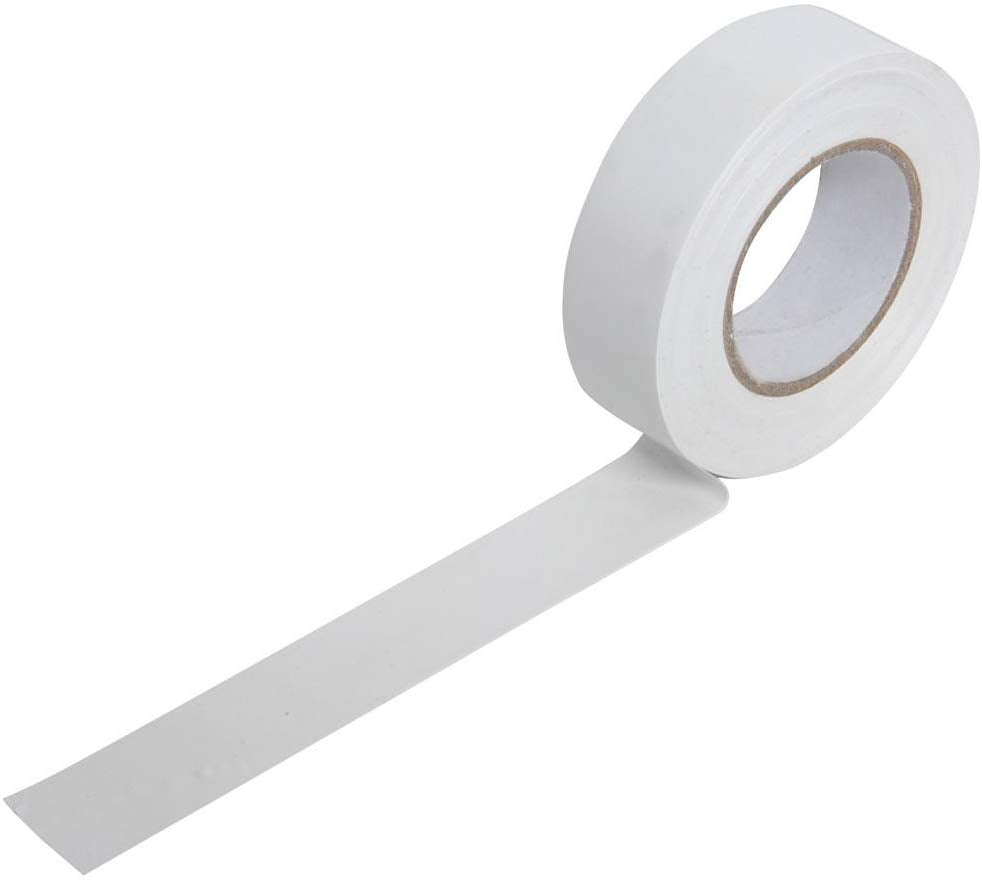 ULTRATAPE PVC ELECTRICAL INSULATION TAPE 19MM X 20M - WHITE. PV01201920WH \\\KD19848