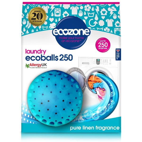 ECOZONE PURE LINEN LAUNDRY ECOBALLS 250 WASHES. EB252 \\\KD19944