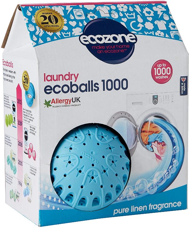 ECOZONE PURE LINEN LAUNDRY ECOBALLS 1000 WASHES. NEB2 \\\KD19945