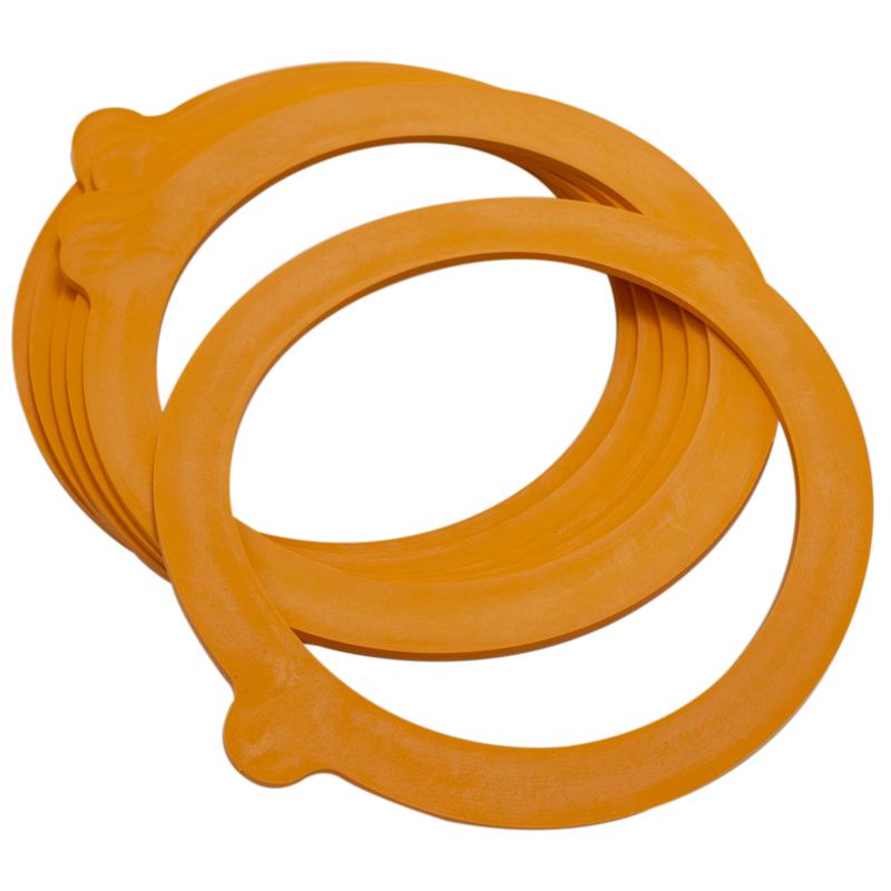 KILNER RUBBER SEALS FOR CLIP TOP JARS ORANGE FOR 3 LITRE. 0025501 \\\KD19974