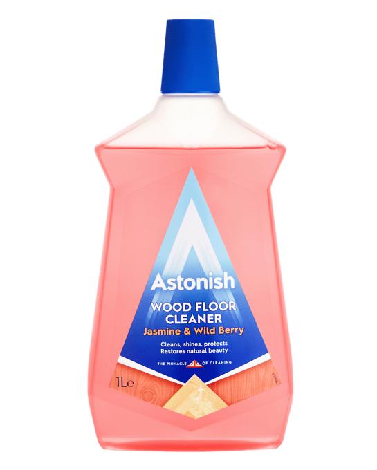 ASTONISH WOOD FLOOR CLEANER JASMINE & WILD BERRY 1 LITRE. C1830 \\\KD19979