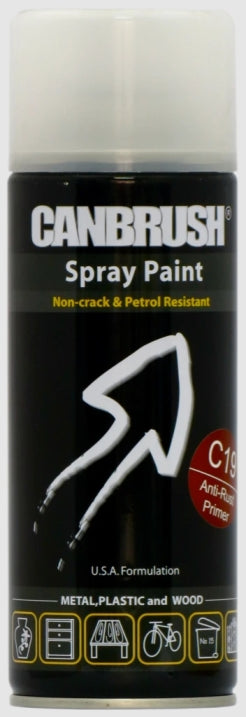 CANBRUSH C19 ANTI RUST PRIMER ALL PURPOSE SPRAY PAINT 400ML. C19 \\\KD20007