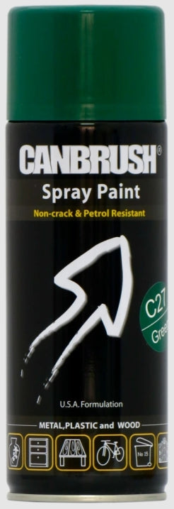 CANBRUSH C27 GREEN ALL PURPOSE SPRAY PAINT 400ML. C27 \\\KD20012