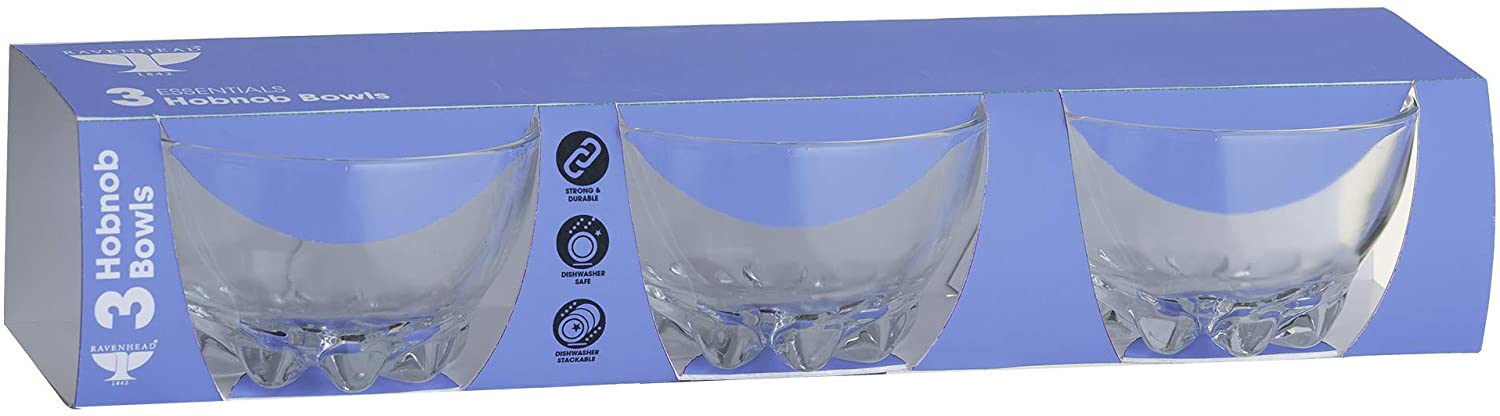 RAVENHEAD ESSENTIALS HOBNOB BOWLS 3/PK. 0040479 \\\KD20033
