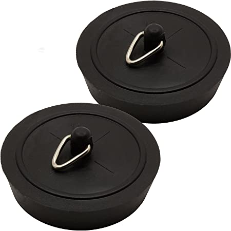 STARPACK BLACK BASIN & BATH PLUG 38MM & 45MM. 72745 \\\KD20044