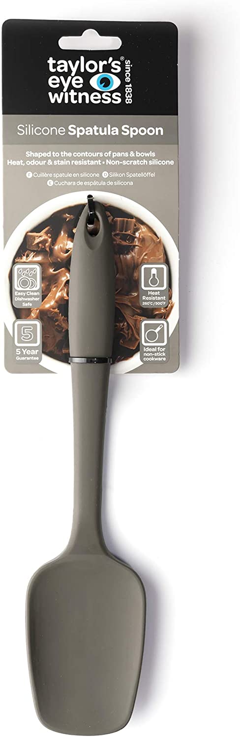 TAYLORS EYE WITNESS GREY SILICONE SPATULA SPOON 27CM. LTS005 \\\KD20054