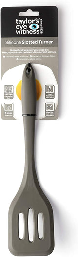 TAYLORS EYE WITNES GREY SILICONE SLOTTED TURNER 27CM. LTS007 \\\KD20056