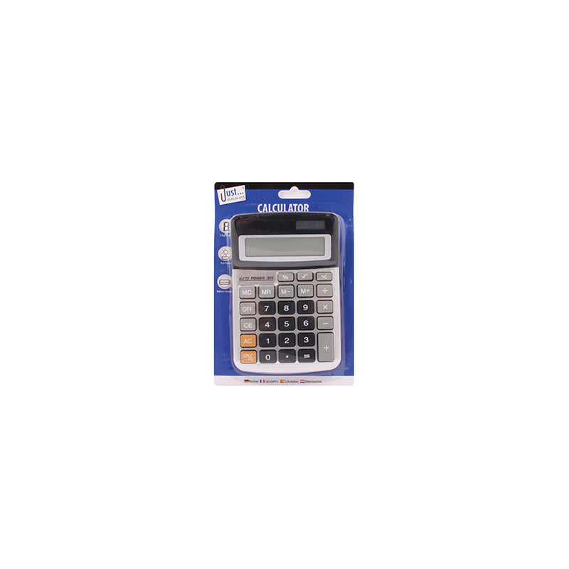 JUST STATIONERY 8 DIGIT CALCULATOR. TA6062 \\\KD20132