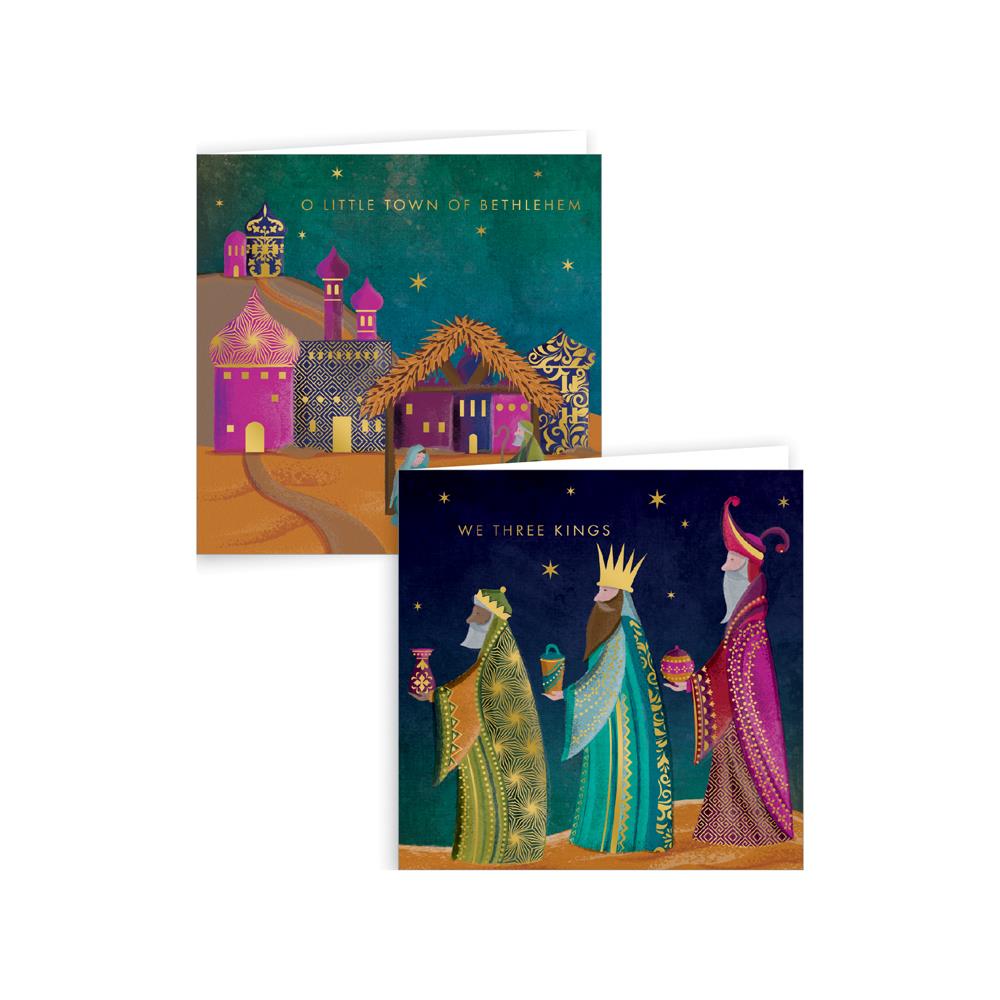GIFTMAKER CHRISTMAS RELIGIOUS CONTEMPORARY GREETINGS CARDS 12/PK. XAKGC814 \\\KD20144