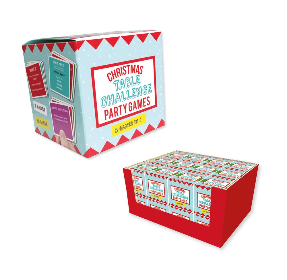 CHRISTMAS TABLE CHALLENGE 3 IN 1 PARTY GAMES. XDGA \\\KD20153
