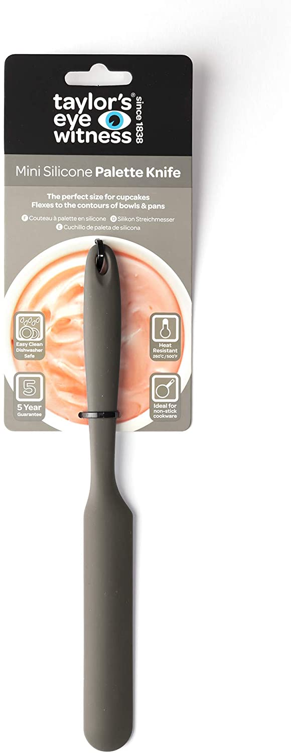 TAYLOR EYE WITNESS MINI SILICONE GREY PALETTE KNIFE. LTS003 \\\KD20171