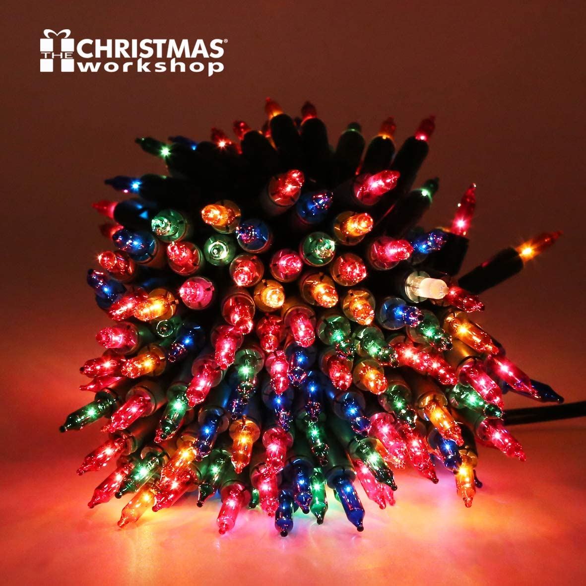 CHRISTMAS WORKSHOP 200 MULTI COLOUR SHADELESS FAIRY LIGHTS. BML75280 \\\KD20187