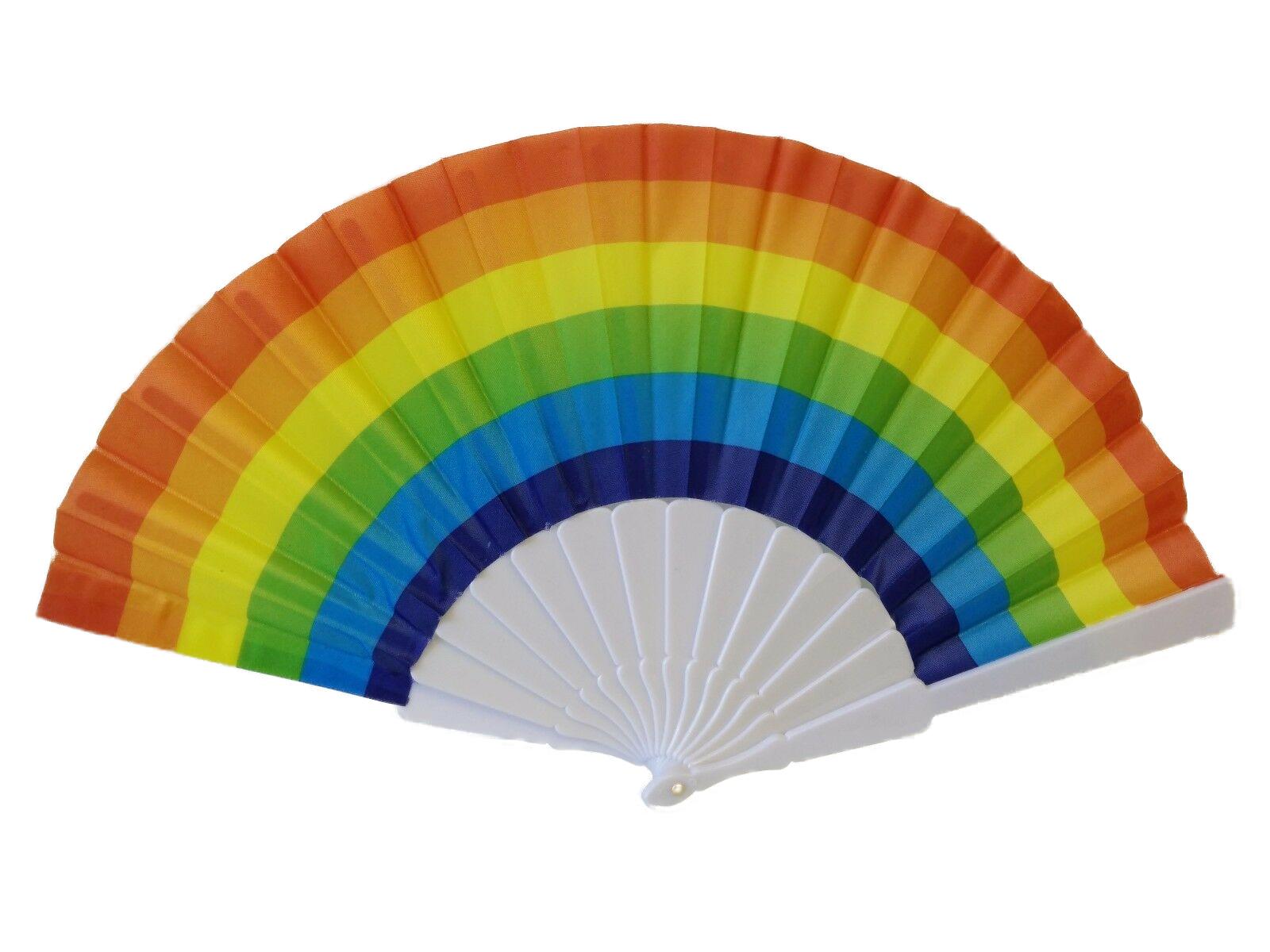 RAINBOW FOLDING HAND FAN. JL4116 \\\KD20237