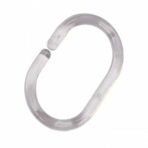 CLEAR BLUE CANYON SHOWER CURTAIN HOOKS PACK OF 12. SHCL \\\KD20256