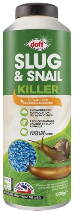 DOFF SLUG & SNAIL KILLER ORGANIC GARDENING PELLETS 800G + 120G EXTRA. F-AG-800-DOF \\\KD20262
