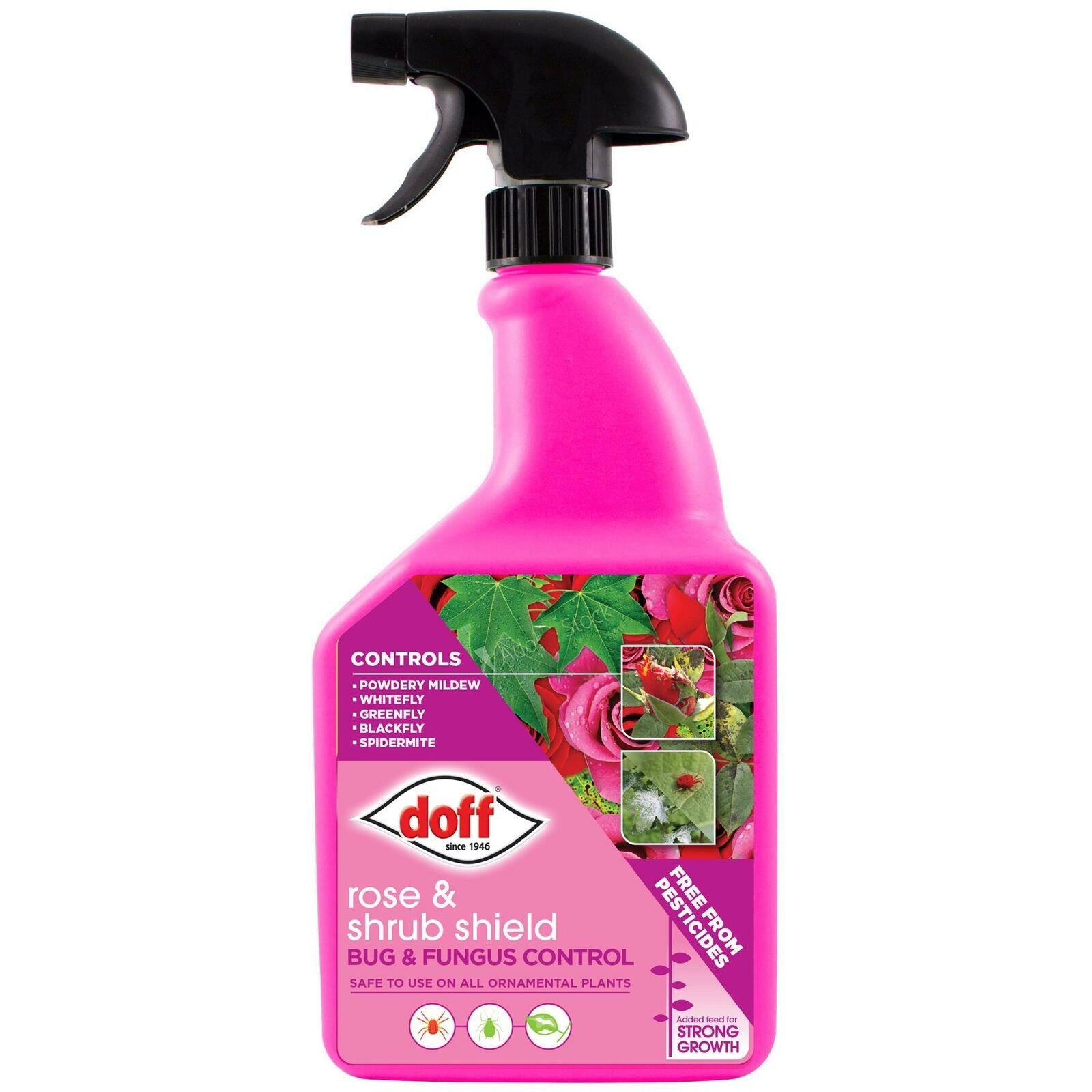 DOFF ROSE SHIELD ROSE & SHRUB FUNGUS CONTROL SPRAY 1L PESTICIDE FREE. F-CB-A00-DOF-02 \\\KD20264